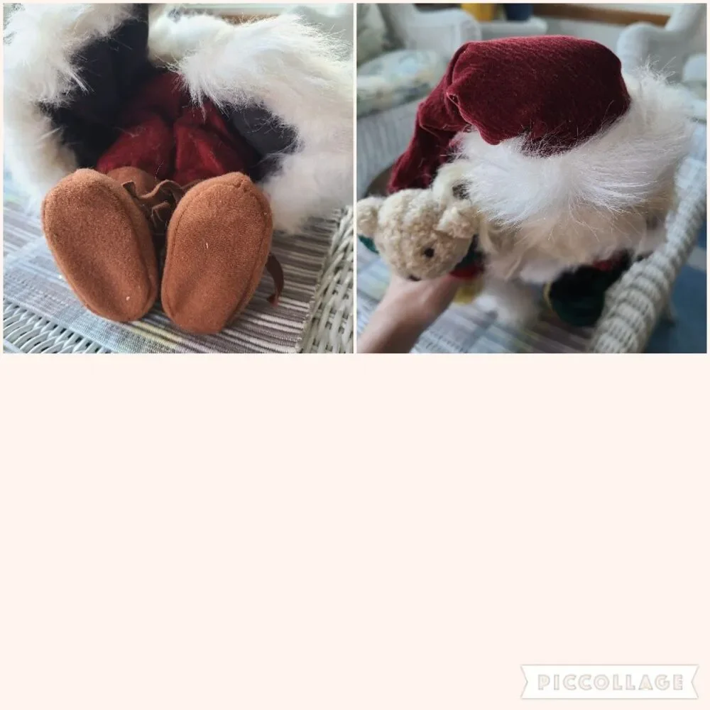 Vintage Old World Father Christmas Kris Kringle Santa Claus Figurine Decoration